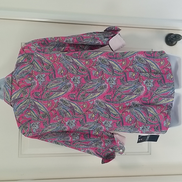 NWT Chaps "No Iron" Blouse - Picture 8 of 11